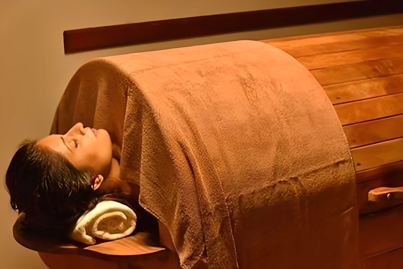 Herbal steam that opens the channels before detoxification